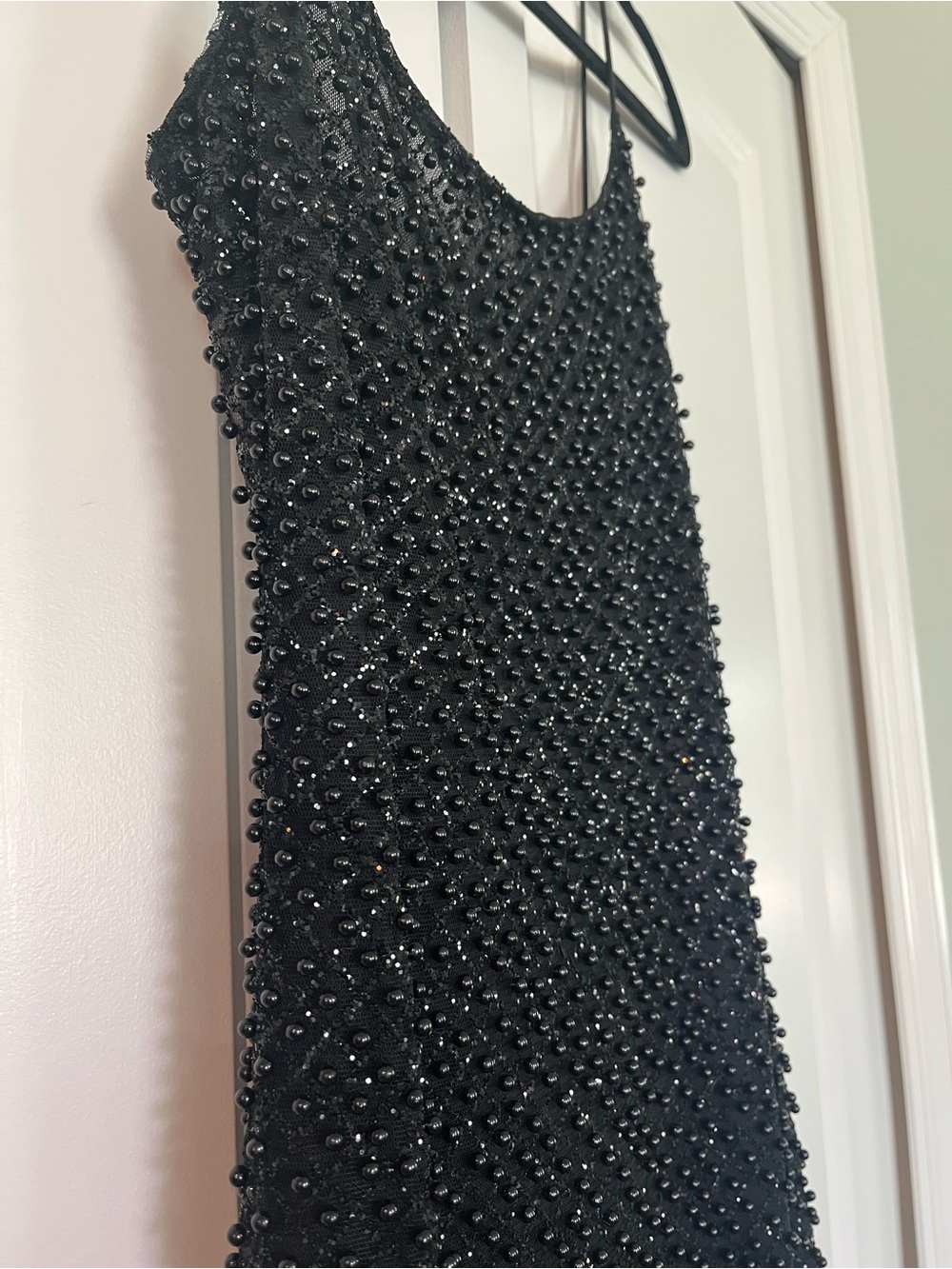Oh Polly Black Beaded Dress- NWT - Picture 6 of 10